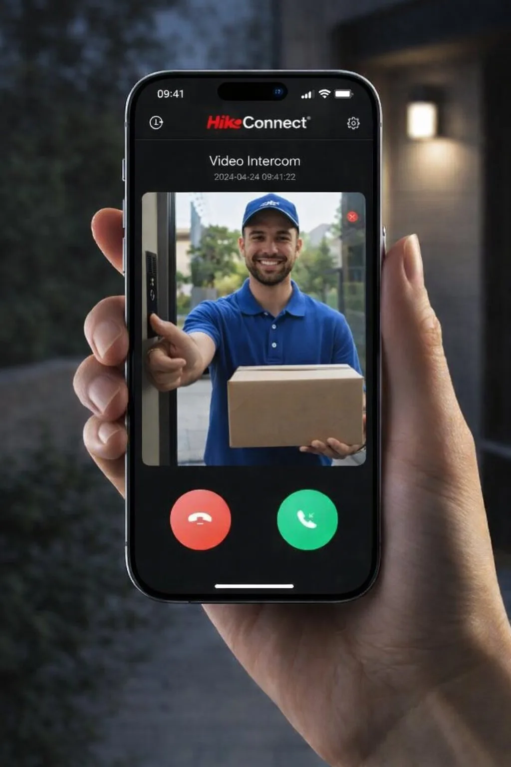 Hik-Connect video interfon na mobilnom telefonu